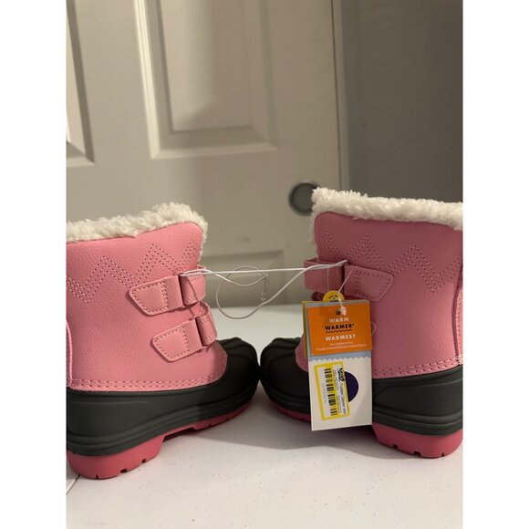 Cat & Jack Toddler Denver Waterproof Winter Boots with Faux Fur size 6 NWT - Picture 5 of 7